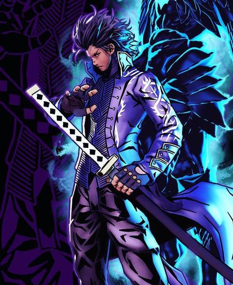 Black Swordsman Oc, Black Swordsman, African American Artwork, Black Anime Guy, Black Cartoon Characters, Arte Cyberpunk, Black Anime, Samurai Art, Black Anime Characters