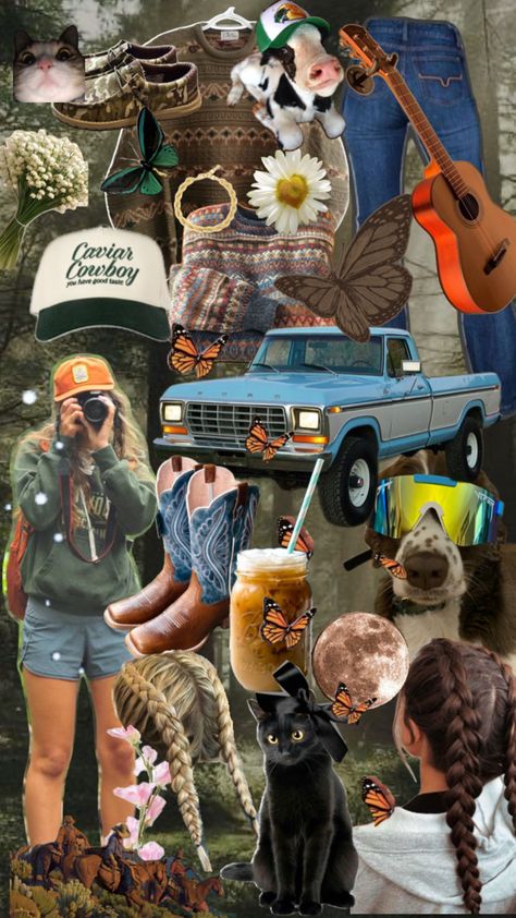 Granola girl western aesthetic Granola Cowgirl Aesthetic, Granola Girl Essentials, Hippie Granola Aesthetic, Granola Style Outfits, Cabin Outfits, Earth Grunge, Camping Fits, Granola Girl Style, Crunchy Life