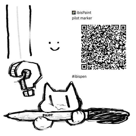 Qr Code Ibispaint Sketch, Sketching Pen Ibispaint, Ibs Qr Code, Ibispaintx Sketch Brush, Brush Qr Codes Ibis Paint, Paper Sketch Drawings, Ibispaint X Brushes Qr Code Sketch, Paint Brushes Qr Code, Digital Brushes Ibispaint