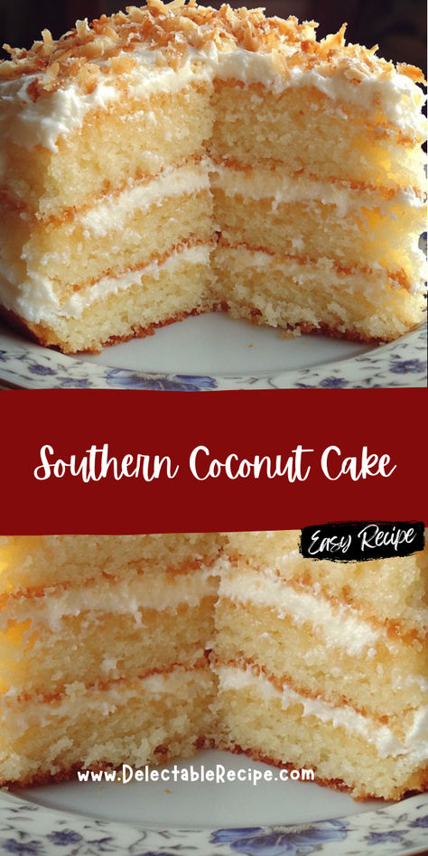 Coconut Flavored Cake, German Coconut Cake, Classic Coconut Cake, Coconut Cake With Filling, Coconut Cakes Easy, Old Fashion Coconut Cake Recipe, Southern Living Coconut Cake, Coconut Cake With Cream Cheese Frosting, Moist Coconut Cake Recipe Easy