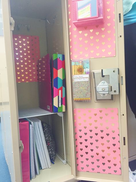 Locker idea!  Wallpaper-Target Shelf-Locker Pink Mesh Bin-Target Pencil Holder-Diy Target Shelf, Locker Organization Diy, Locker Supplies, Cute Locker Ideas, Locker Decorations Diy, School Locker Organization, School Locker Decorations, Locker Shelf, Locker Wallpaper