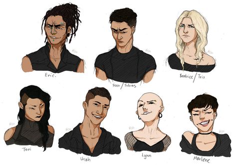 Divergent Drawings, Eric Divergent, Divergent Characters, Divergent Fan Art, Hunger Games Fan Art, Divergent Book, Books Fanart, Divergent Movie, I'm Not Like Other Girls