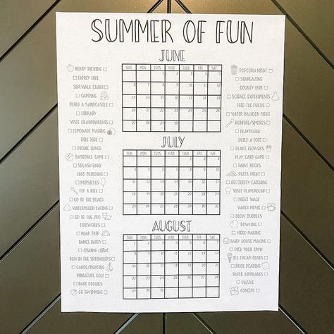 PRINTABLE Summer Countdown Poster, 2024, Summer Countdown, Summer Poster, Summer Print, Summer Check List, Summer Poster Check List, PDF - Etsy Countdown Poster, Summer Countdown, Summer Of Fun, Summer Poster, Walgreens Photo, Sharpie Markers, Summer Fun List, Planning And Organizing, Summer Bucket