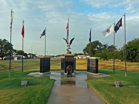 Buffalo Oklahoma Veterans Memorial Park..... my shadow on the side of the road just outside Buffalo, Oklahoma Dodge City, My Shadow, Dust Bowl, Veterans Memorial, Memorial Park, Graveyard, Oklahoma, Statue Of Liberty, Fashion Dolls