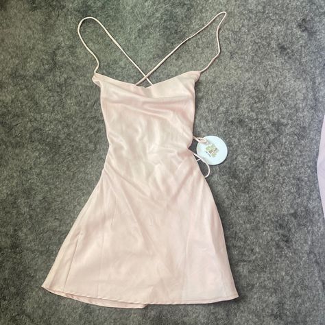 Brand New Never Worn. Still Has Tags Pretty Fits, Princess Polly Dress, 2024 Moodboard, Pink Slip Dress, Sleepwear Fashion, Princess Polly Dresses, Dresses Aesthetic, Polly Dress, Dresses Pink