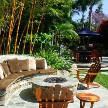 75 Beautiful Tropical Backyard Garden Ideas & Designs - September 2024 | Houzz AU Backyard Garden Designs, Sunroom Fireplace, Backyard Garden Ideas, Tropical Backyard, Carport Garage, Garage Entry, Balcony Deck, Backyard Garden Design, Garden Edging