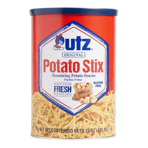 Utz Original Potato Stix Shoestring Potato Snacks - World Market Potato Sticks, Fresh Potato, Potato Snacks, Party Spread, Kettle Chips, Potato Crisps, Crispy Potatoes, Snack Chips, Snack Mix