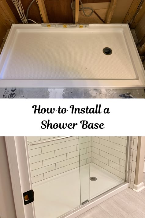 Diy Tile Shower, Shower Remodel Diy, Tub To Shower Conversion, Shower Conversion, Shower Renovation, Shower Installation, Diy Shower, Diy Bathroom Remodel, Diy Tile