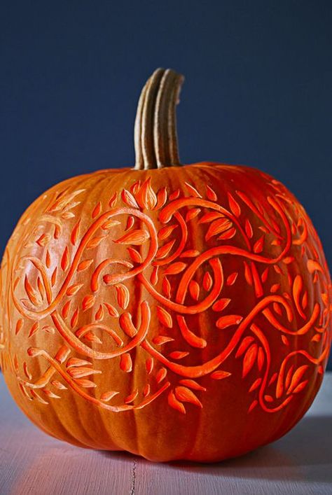 Cute Pumpkin Carving, No Carve Pumpkin Decorating, Creative Pumpkin Carving, Amazing Pumpkin Carving, Easy Pumpkin Carving, Pumpkin Carving Designs, Labu Halloween, Halloween Pumpkin Carving, Pumpkin Carving Patterns