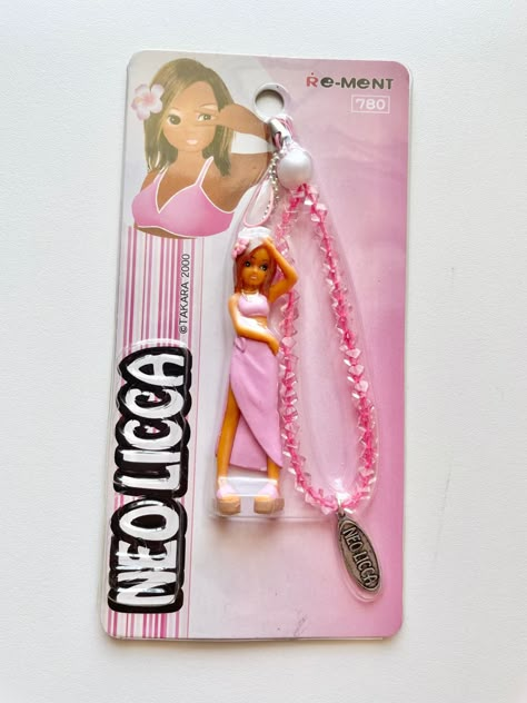 Neo Licca Gyaru, Neo Licca Keychain, Y2k Keychain, Cute Snacks, Gyaru Fashion, Malibu Barbie, Bratz Doll, Cute Keychain, Strawberry Cheesecake