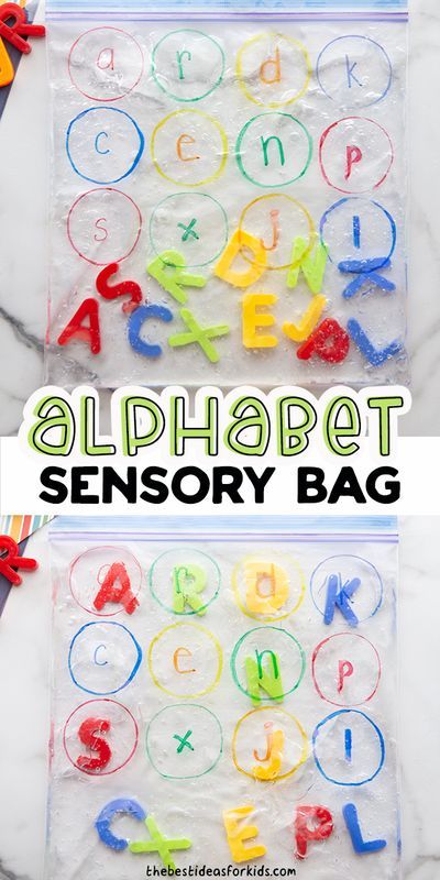 Letters Sensory Activities, Sensory Bags For Kindergarten, Letter Matching Activities Preschool, Sensory Letter Activities, Sensory Bags Preschool, Letter Exploration, Letter Activities For Preschool, 10 Commandments Craft, Letter Matching Activities