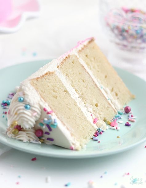 Perfect Vanilla Cake Recipe Sugar And Sparrow, Vanilla Cake Recipe Moist, Perfect Vanilla Cake Recipe, Vanilla Cake From Scratch, Cake Flour Recipe, Perfect Vanilla Cake, Gluten Free Vanilla Cake, Vegan Vanilla Cake, Easy Vanilla Cake