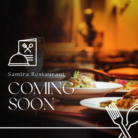 Coming Soon Restaurant Poster Design . . . . #vjsglobal #logodesigner #graphicdesign #restaurant New Menu Coming Soon, Coming Soon Restaurant Poster, Restaurant Opening Soon Poster Design, Restaurant Opening Poster, Restaurant Offers Posters, Restaurant Poster, Best Thai, Halal Recipes, Digital Signage