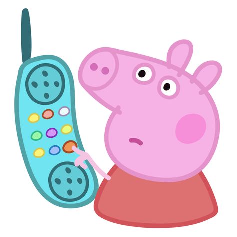 Peppa Pig Hanging Up Meme Sticker. #PeppaPig #cartoon #meme #HangingUp #Peppa #PeppaPig Hanging Up Peppa Pig