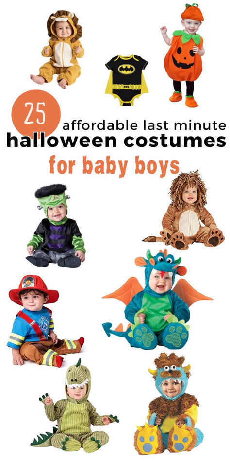 A variety of affordable, last-minute Halloween costumes for baby boys, featuring a lion, pumpkin, Batman onesie, Frankenstein, dragon, firefighter, dinosaur, and a fuzzy monster. Perfect options for newborns, 6-month-olds, or toddler boys looking for cute and comfortable Halloween costume ideas. These costumes are ideal for a baby boy’s first Halloween, with easy and adorable infant boy Halloween costume ideas 6 Month Old Halloween Costume, Cute Halloween Costume Ideas, Halloween Costumes For Boys, Old Halloween Costumes, Cute Halloween Costume, Baby Batman