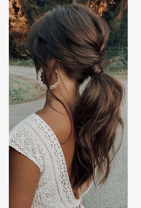 Braided Low Ponytail, Ponytail Bridal Hair, Low Ponytails, Hairstyle Ponytail, Bridesmaid Hair Inspo, Wedding Ponytail, Bridemaids Hairstyles, Low Ponytail Hairstyles, Hairstyles Homecoming