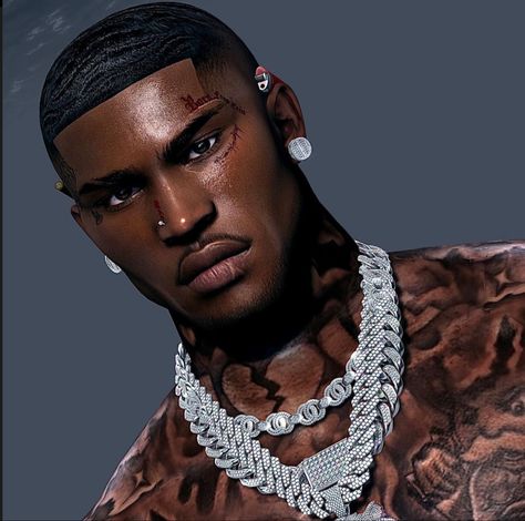 Imvu Male Avatar Ideas, Black Sims Characters, Imvu Male, Second Life Avatar Men, Secondlife Avatar Black, Sims 4 Afro Hair Male, Second Life Avatar, Nightclub Aesthetic, Sims 4 Cheats