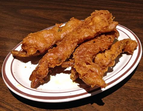 Chicken Fried Bacon Deep Fried Bacon, Italian Meatloaf Recipes, Warm Appetizers, Fried Bacon, Italian Meatloaf, Slice Cake, Apple Slice, Country Fried, Fair Food