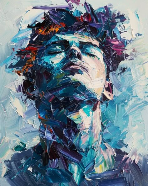 "in the style of pallet knife"⁠ ⁠ ⁠ ⁠ #aiart #aiartwork #aiartcommunity #aiimage #aipainting #digitalart #art #aiphoto #artist #aiportrait #portrait #painting #abstractart Artist Profile Picture Ideas, Impasto Portrait, Color Portrait Painting, Stylized Painting, Profil Pictures, Portraiture Artist, Abstract Portrait Painting, Art Faces, Portraiture Art