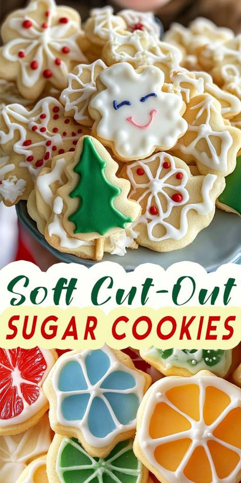 🌟 Pro Tips for Perfect Cut-Out Sugar Cookies – Learn how to bake soft, buttery sugar cookies that hold their shape. Perfect for decorating like a pro! #BakingTips #HomemadeCookies #CutOutSugarCookies Sugar Cookie For Decorating Recipe, Classic Cut Out Sugar Cookies, Soft Sugar Cookies For Decorating, Easy Sugar Cookie Recipe For Decorating, Royal Icing For Flooding Cookies, Easy Cookies To Decorate, Soft Sugar Cookies Cutouts, How To Make Professional Sugar Cookies, Cut Out Butter Cookies