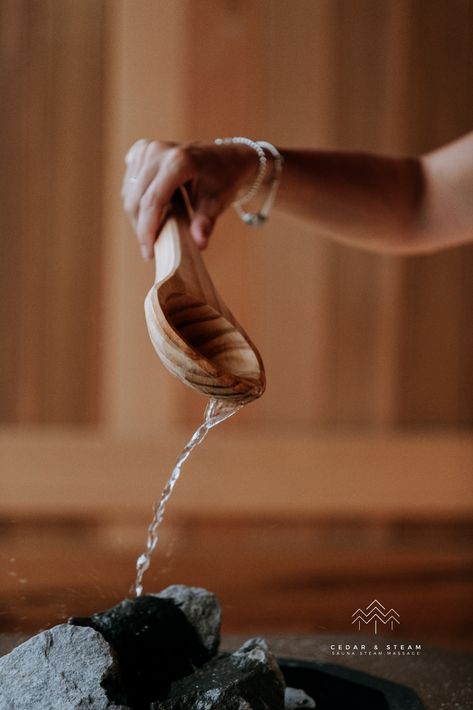 Sauna Photoshoot Ideas, Spa Refreshment Station, Sauna Photo Shoot, Cold Plunge Aesthetic, Sauna Photography, Spa Moodboard, Sauna Aesthetic, Spa Content, Cold Plunges