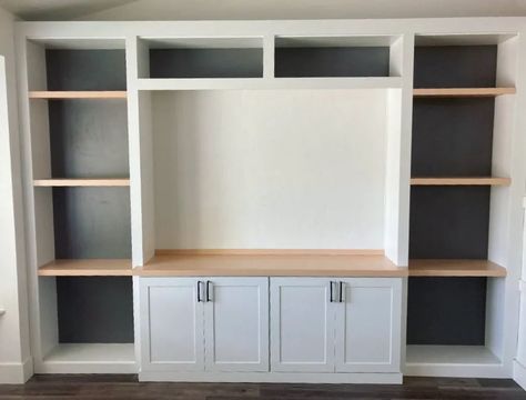 Closet Factory Utah on Instagram: “This entertainment center came together wonderfully! #closetfactoryutah #closetfactoryslc #entertainmentcenter #builtinshelves” Entertainment Closet, Closet Factory, Bedroom Closets, Built In Shelves, Closet Designs, Closet Bedroom, Teen Room, Dining Storage, Home Staging