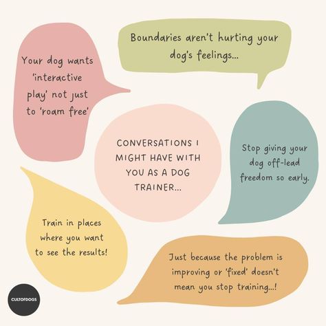 Ask any questions and start the conversation below!⤵ A big portion of 'dog training' is actually about training the owners, and sometimes that means having those difficult conversations. Our advice and guidance comes from a good place and through extensive experience, we want you to enjoy your journey to success! At the forefront of everything we do, we aim to educate owners to become responsible handlers. As much as we love our dogs, they are not like us in many ways. They require structure... Dog Training Quotes, Training Quotes, Dog Enrichment, Dog Games, Dog Training Advice, Journey To Success, Difficult Conversations, Training Motivation, Dog Facts