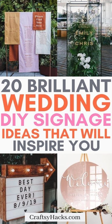 Wedding Signs For Ceremony Entrance, Cheap Wedding Signs, Creative Wedding Reception Activities, Diy Wedding Projects Ceremony Decor, Diy Painted Wedding Signs, Diy Sign Wedding, Diy Table Signs For Wedding, Cricut Wedding Ideas Decoration, Cricket Projects Wedding