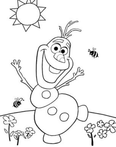 Olaf Frozen Printables, Frozen Coloring Pages, Summer Coloring Pages, Frozen Princess, 캐릭터 드로잉, Frozen Disney, Digi Stamp, Disney Coloring Pages, Frozen Birthday