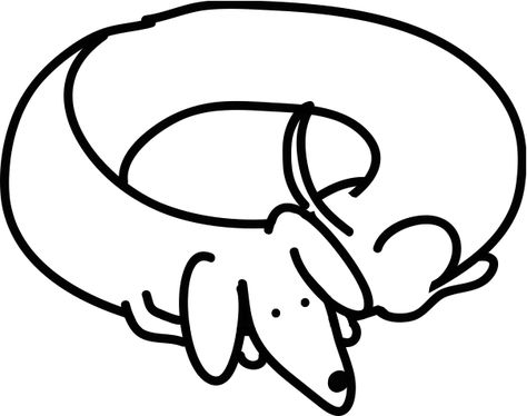 Dachshund Drawing, Running Drawing, Dachshund Cartoon, Dog Doodle, Funny Dachshund, Dog Hat, Dachshund Love, Weiner Dog, Unique Diy