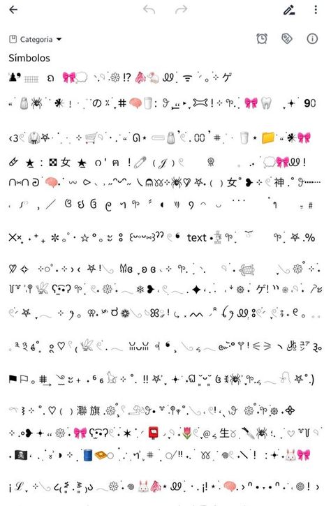 Cute Text Icon, Kawaii Symbols, Kawaii Fonts, Kawaii Font, Phonto Fonts, Symbols Aesthetic, Bios Aesthetic, Aesthetic Symbols, Ribbon Font