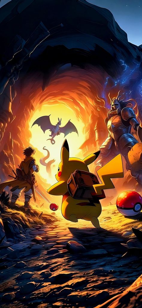 Pokemon Illustration, Pokemon Watch, Realistic Pokemon, Pokemon Anime Characters, Avengers Drawings, Pokemon Photo, Pokemon Firered, Pikachu Wallpaper, Pokemon Wallpaper