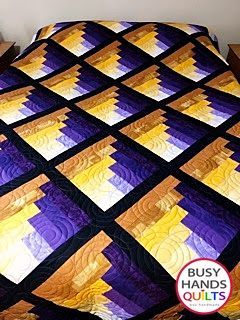 Waterfall Quilt Pattern Free, Waterfall Quilt Pattern, Waterfall Quilt, Son Graduation, Easy Quilting Design, East Carolina University, Sons Graduation, Charm Packs, Jelly Rolls