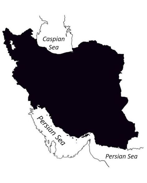 Map Of Iran, Iran Map, Middle East Map, Sea Map, Map Logo, Sea Tattoo, Caspian Sea, Persian Empire, Sea Travel