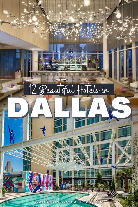 Are you looking for fabulous places to stay in Dallas, Texas? Here are 12 incredible boutique hotels in Dallas that range from sleek and modern to hipster and luxury. Plus the best neighborhoods in Dallas for a perfect Texas vacation! I where to stay in Dallas I accommodation in Dallas I Dallas accommodation I hotels in Texas I accommodation in Texas I where to stay in Texas I Texas hotels I Texas accommodations I places to stay in Texas I Texas boutique hotels I USA travel I #USA #Texas #Dallas Where To Stay In Dallas Texas, Best Hotels In Houston Texas, Weekend In Dallas, Dallas Bars Downtown, Dallas Hotels, Texas Theater Dallas, Texas Boutique, Romantic Hotel, Downtown Dallas