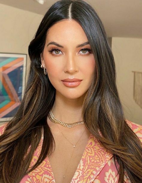 Olivia Munn Hair, Elegant Haircuts, Hottest Hairstyles, Spring Hair Color, Olivia Munn, Hot Hair Styles, Flawless Face, Balayage Hair, Wedding Makeup