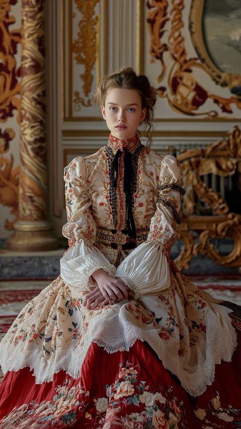 Tetyana Erhart, Russian Culture, History Fashion, Couture Mode, Fashion Figures, Russian Fashion, Traditional Fashion, Fashion Mistakes, Costume Outfits