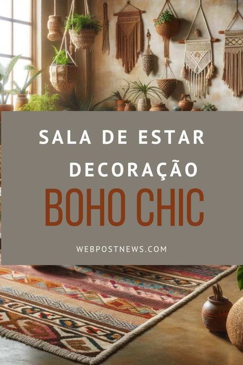 Se você gosta de cores vibrantes, padrões tribais, móveis antigos e detalhes artesanais, o Boho Chic é ideal para a sua sala de estar. A chave está em equilibrar essas combinações de forma harmoniosa, criando um espaço visualmente estimulante e ao mesmo tempo confortável. Chique e veja como Estilo Boho Chic, Estilo Boho, Boho Chic