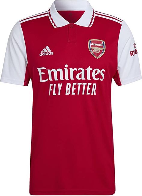 Arsenal Kit, Arsenal Football Shirt, Soccer T Shirt, Junior Shirts, Arsenal Football Club, Uk Football, Collar T Shirt, Adidas Football, White Polo