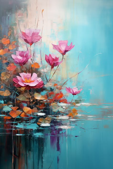 Unveil a world of floral beauty with these 40 canvas painting ideas, showcasing a spectrum of artistic expressions inspired by flowers. Artists Who Paint Flowers, Impressionism Flowers Art Paintings, Floral Painting Ideas, Large Flower Wall Art, Large Flower Oil Painting, Morning Makeup Routine, Floral Canvas Painting, Flowers Impressionism, Flower Abstract Art