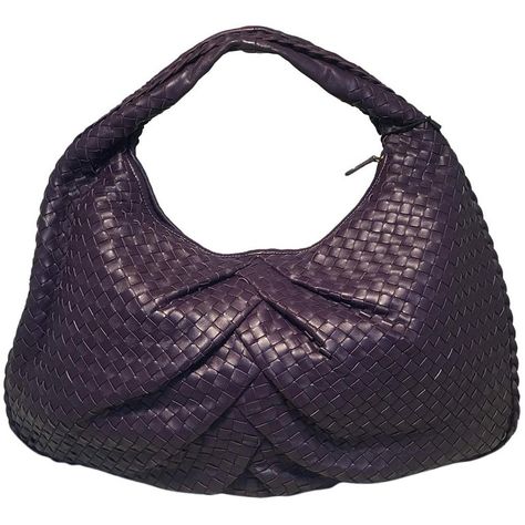 Bottega Bag, Violet Vintage, Purple Weave, Bottega Veneta Bag, Purple Colour, Brown Leather Shoulder Bag, Stylish Shoulder Bag, Eggplant Purple, Brown Purses