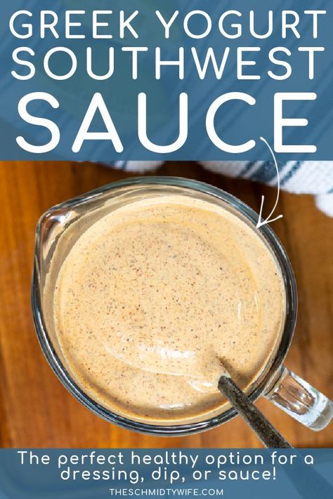 Greek Yogurt Salsa Dressing, Greek Yogurt Mexican Dressing, Greek Yogurt Based Sauce, Greek Yogurt Mayo Recipe, Southwest Salad Dressing Recipe, Southwest Ranch Dressing Recipe, Homemade Groceries, Thm Salad, Greek Yogurt Dressing Recipes