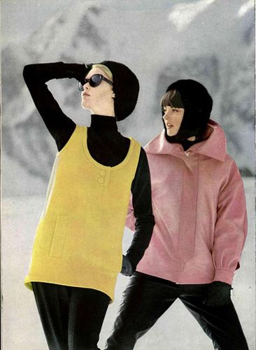 60s Ski Fashion, Ski Chic, Groovy Fashion, Ski Vintage, Apres Ski Party, Fashion Decades, 60s 70s Fashion, Fashion 70s, Retro Ski