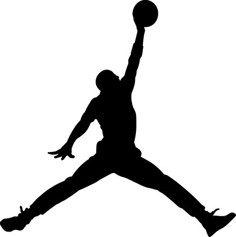 Basketball Decal, Ace Logo, Basketball Decorations, Logo Silhouette, Bedroom Decals, Jordan Logo, Jumpman Logo, Jordan Basketball, Sports Decorations