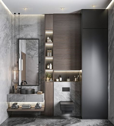 Beautiful Small Bathroom Designs, Apartment Bathroom Design, Small Toilet Design, Toilet Design Modern, Toilet And Bathroom Design, Wc Design, Bathroom Dimensions, Bedroom Interior Design Luxury, Bathroom Inspiration Modern