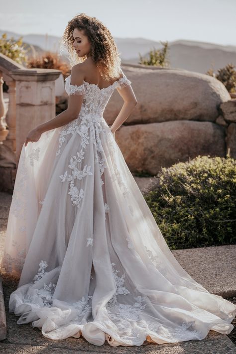 Allure Bridals - A1160 | Bella Bridal Gallery Tulle Ballgown, Bella Bridal, Allure Couture, Modest Bridal, Bridal Gallery, Tulle Wedding Gown, Essense Of Australia, Allure Bridals, Designer Bridal Gowns