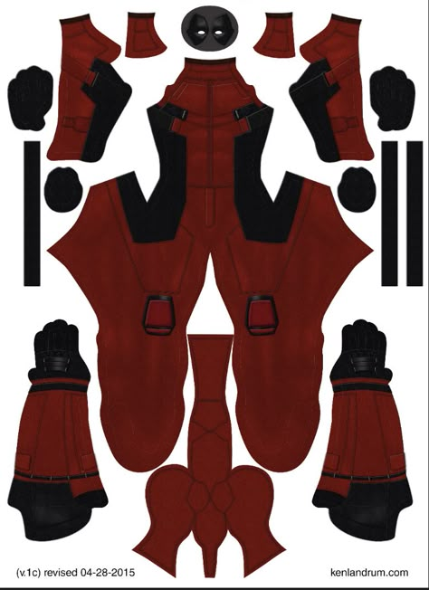 Suit Template, Costume Template, Deadpool Suit, Deadpool Party, Deadpool Birthday, Deadpool Mask, Deadpool Costume, Deadpool Cosplay, Super Hero Shirts