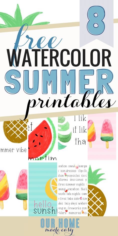 Summer Worksheets For Preschool, Preschool Free Printables, Summer Worksheets, Free Preschool Printables, Summer Printables, Worksheets For Preschool, Free Printable Art, Diy Gifts For Friends, Art Printables