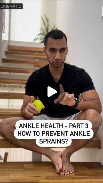 Rishabh on Instagram: "Weak ankles lead to ankle sprains, and they limit exercise performance at the gym or the field. Sharing a simple drill that can help bullet proof the ankles and improve your movement quality by many notches. 

Add this in your warmup or do this stand alone, but don’t ignore working on your ankles. These drills won’t take much time, and they can prevent a lot of injuries that one may have to go through. 
.
#anklestrength #injuryprevention #prehab #strengthtraining #jointhealth #exercisescience #healthmatters #movewell #healthcoach #fitnesstrainer" Knee Mobility, Weak Ankles, Ankle Exercises, Sprained Ankle, Bullet Proof, Workout Warm Up, July 15, Health Matters, Fitness Trainer