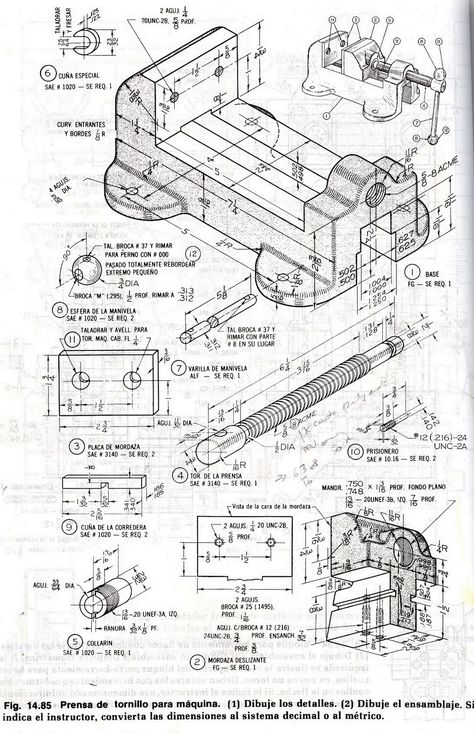 Solid Works Design, Mechanics Drawing, Autocad Isometric Drawing, Autocad Tutorial, Cnc Router Projects, Solid Works, Autodesk Inventor, Mechanical Engineering Design, Isometric Drawing